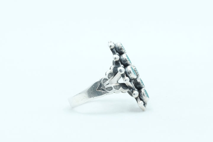 Sterling SIlver Petit Point Zuni Ring