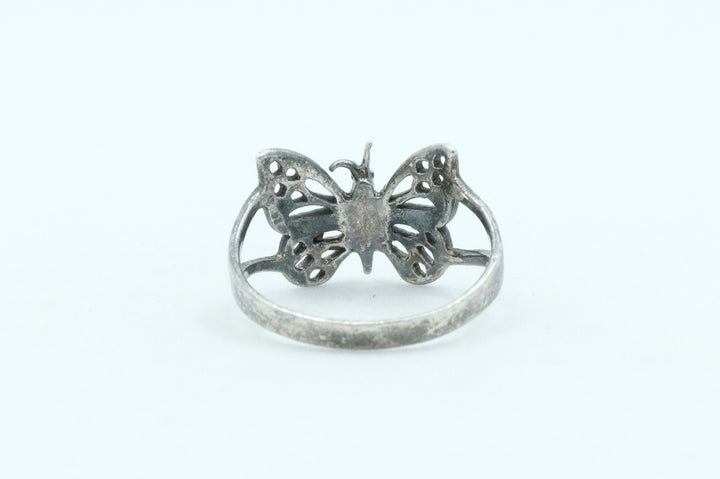 Sterling Silver Butterfly Ring