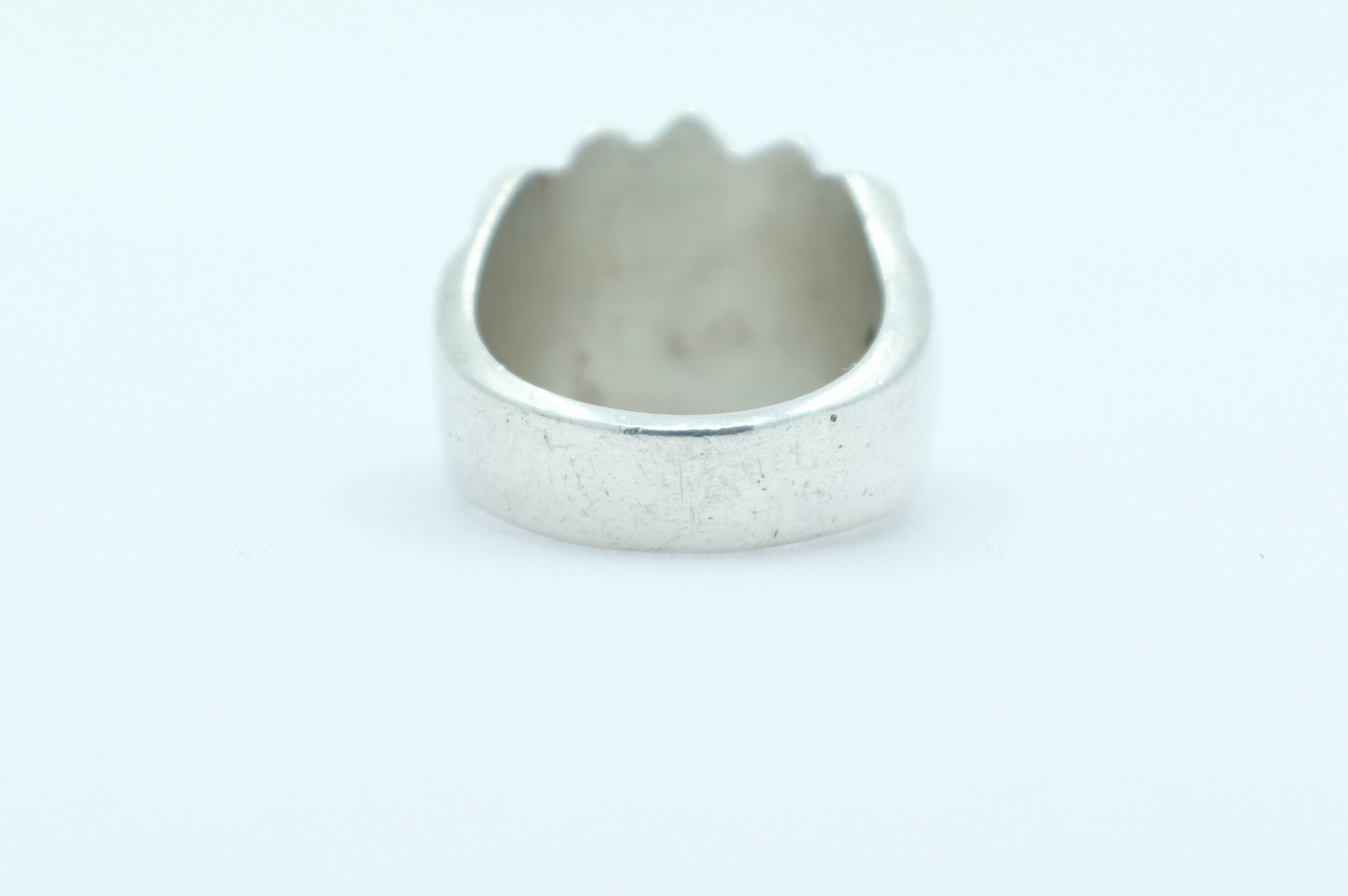 Sterling Silver Modernist Ring