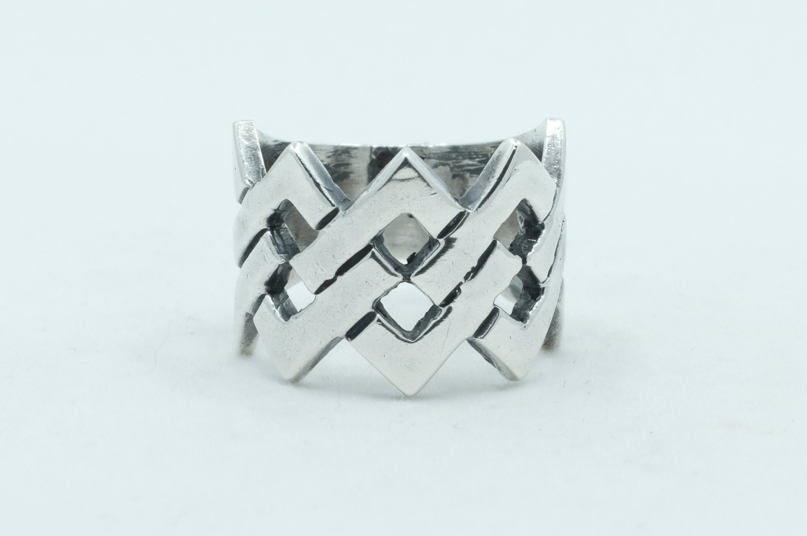 Sterling Silver Modernist Ring