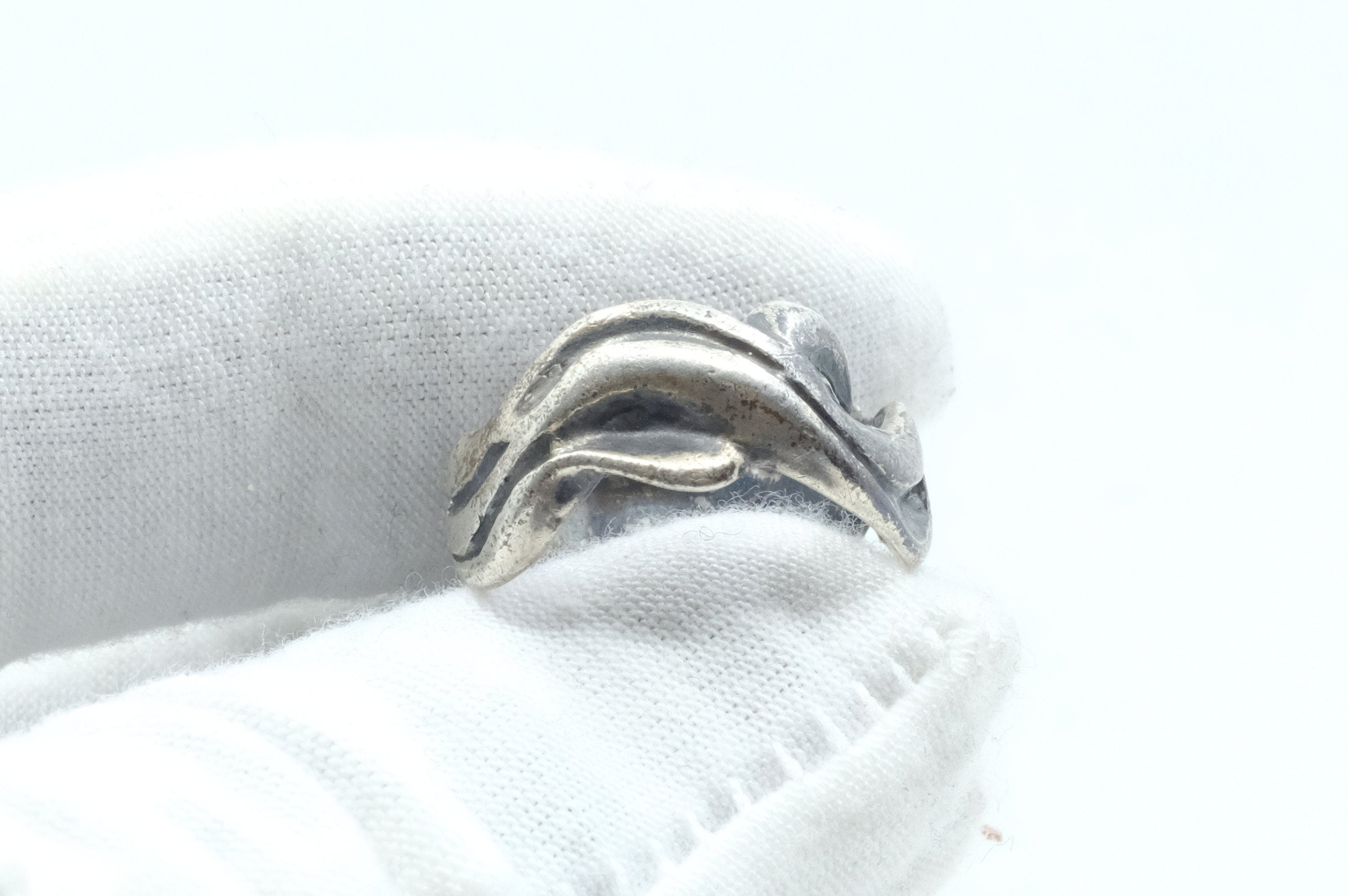 Sterling Silver Art Nouveau Ring