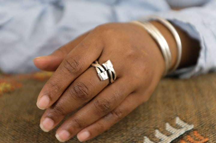 Sterling Silver Rope Twist Ring