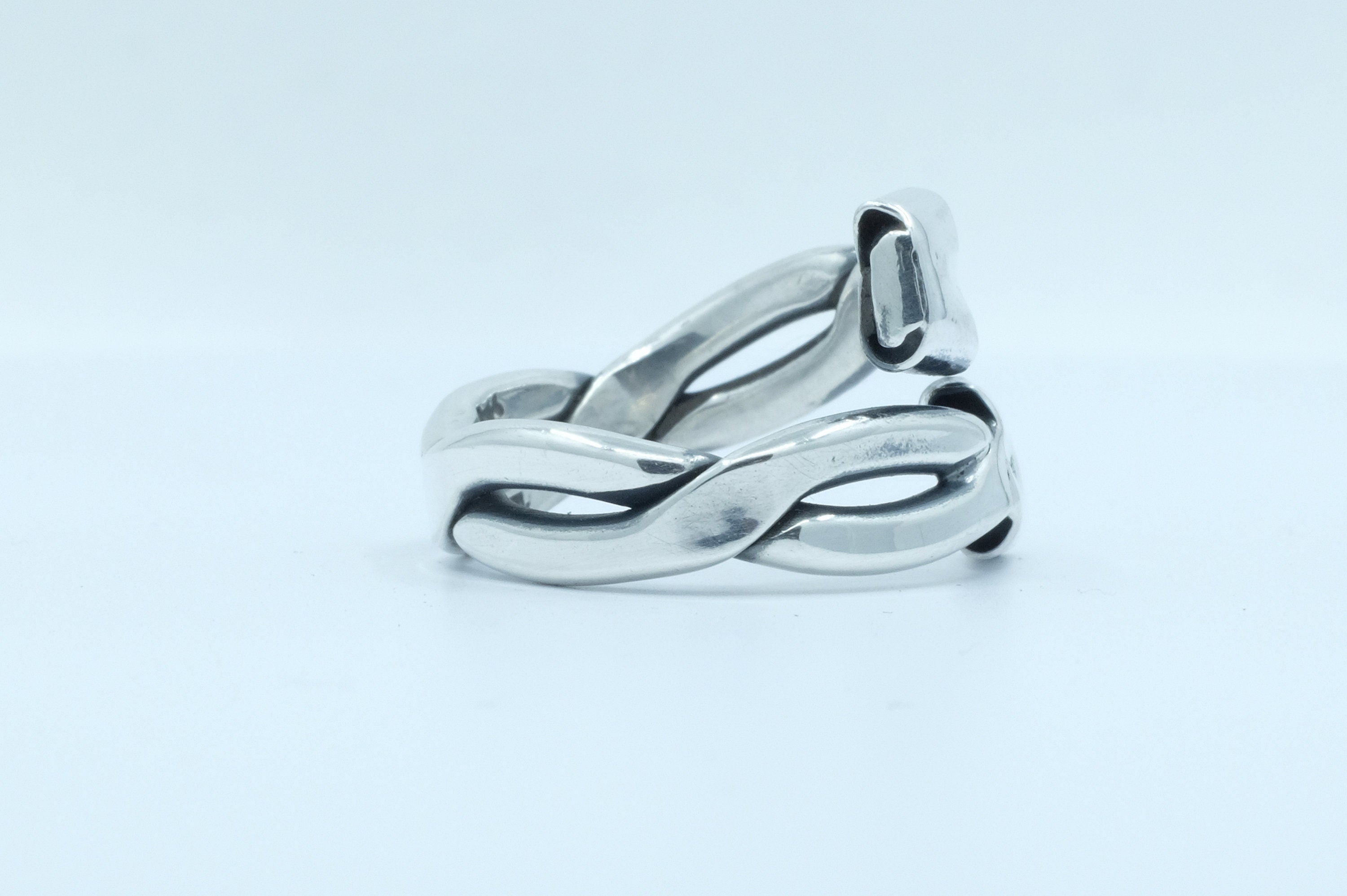 Sterling Silver Rope Twist Ring