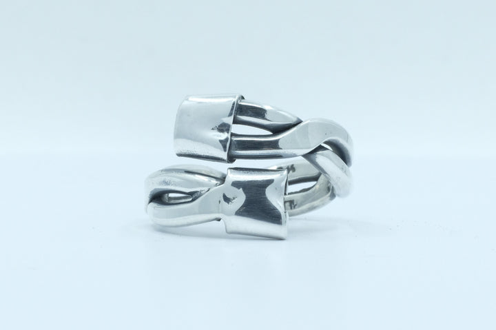 Sterling Silver Rope Twist Ring