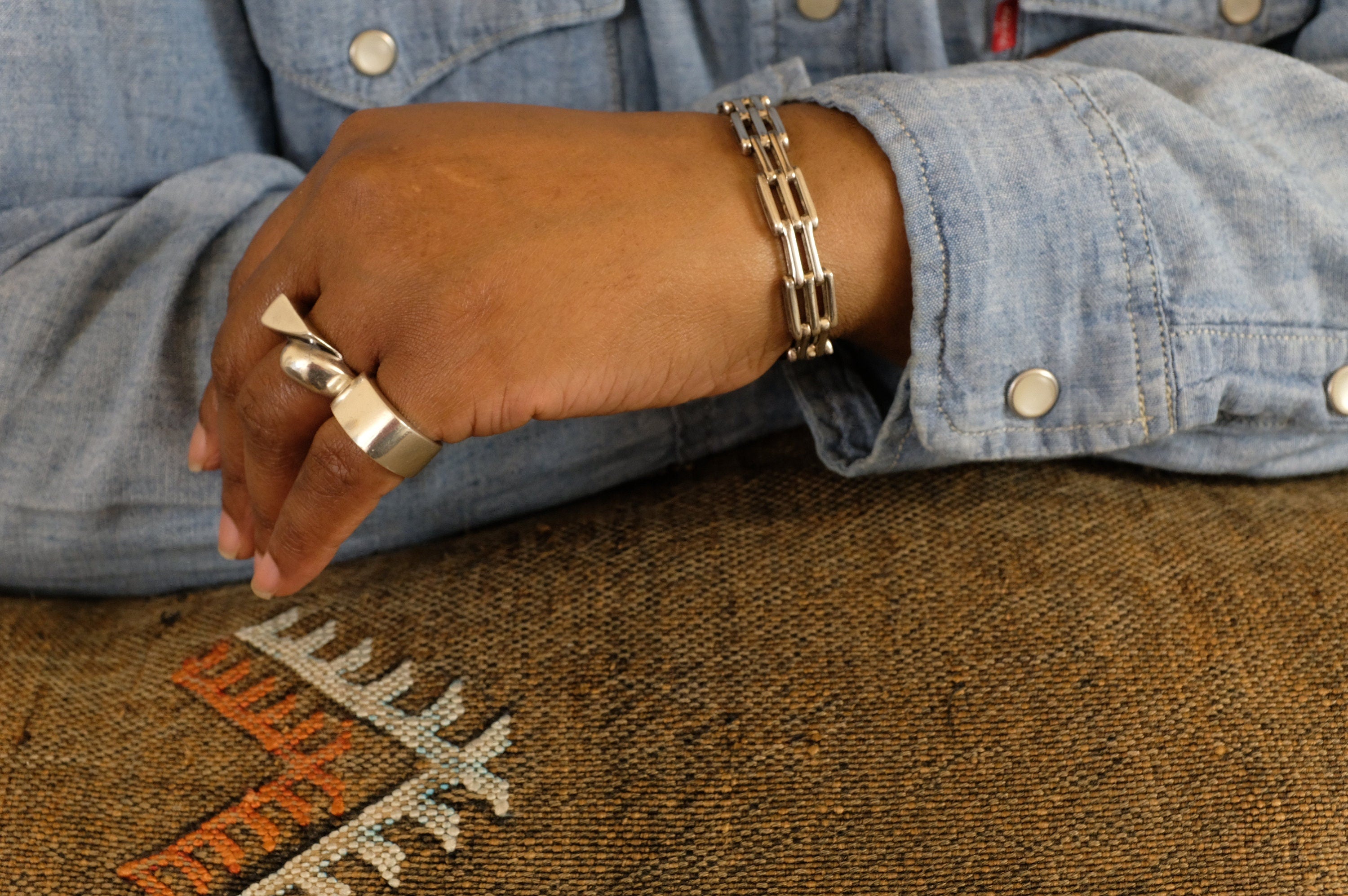 Sterling Silver Link Bracelet