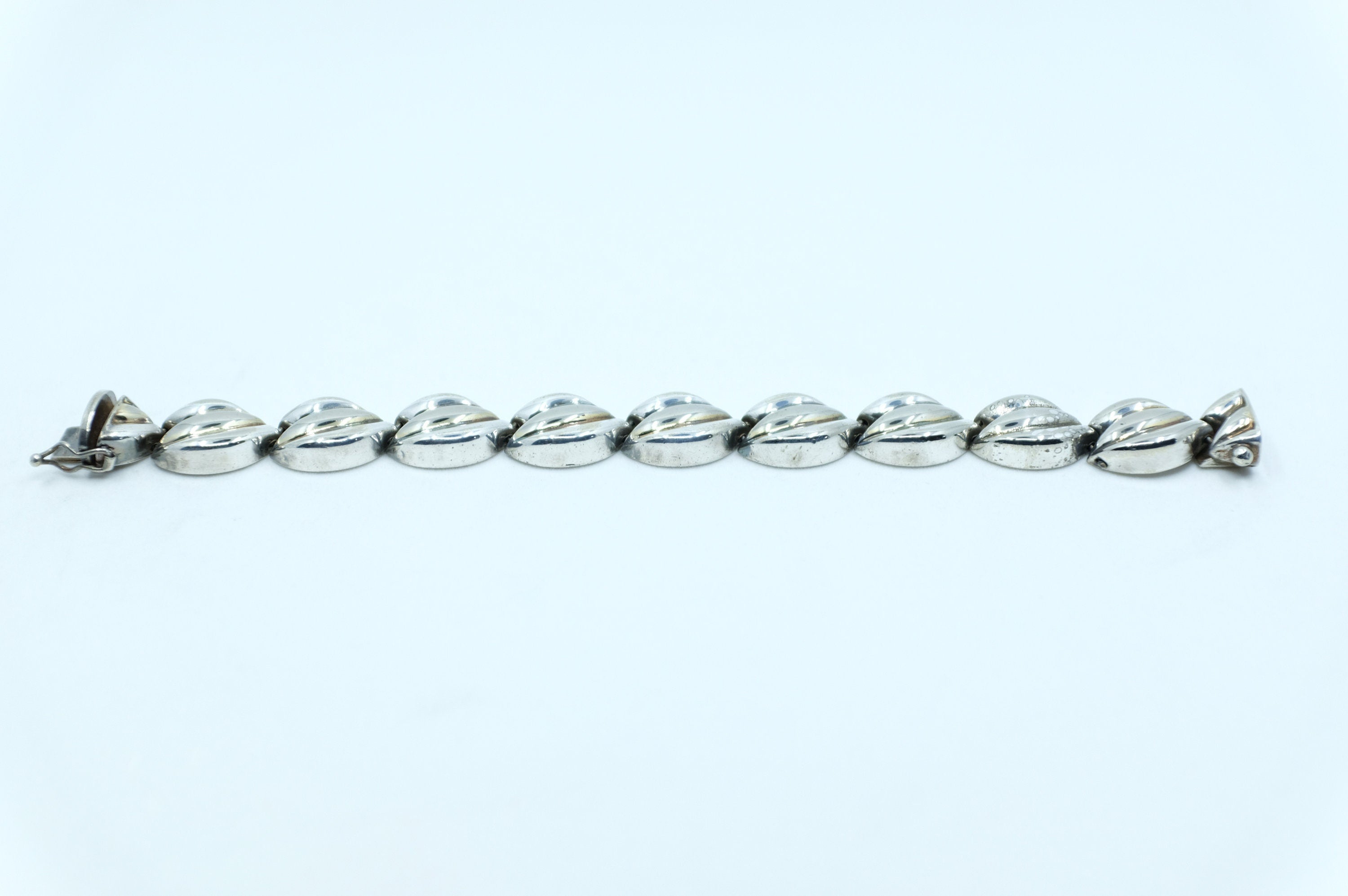 Sterling Silver Modernist Bracelet