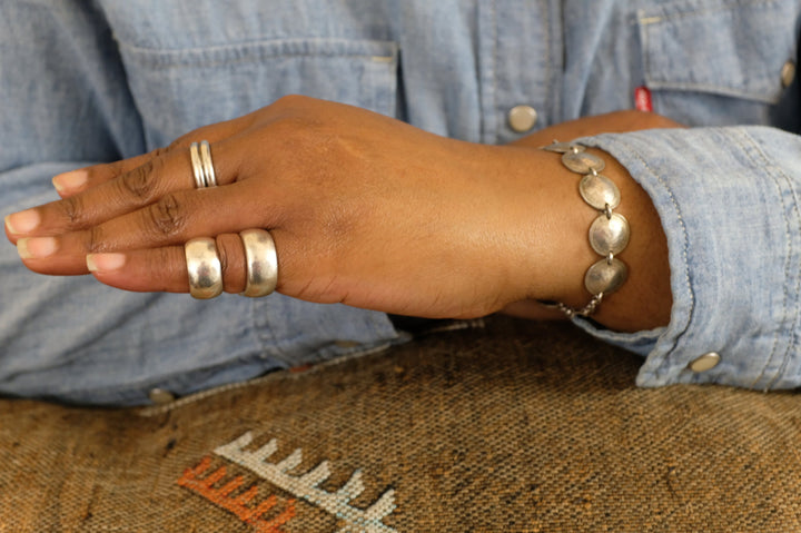 Sterling Silver Dutch Coin Bracelet