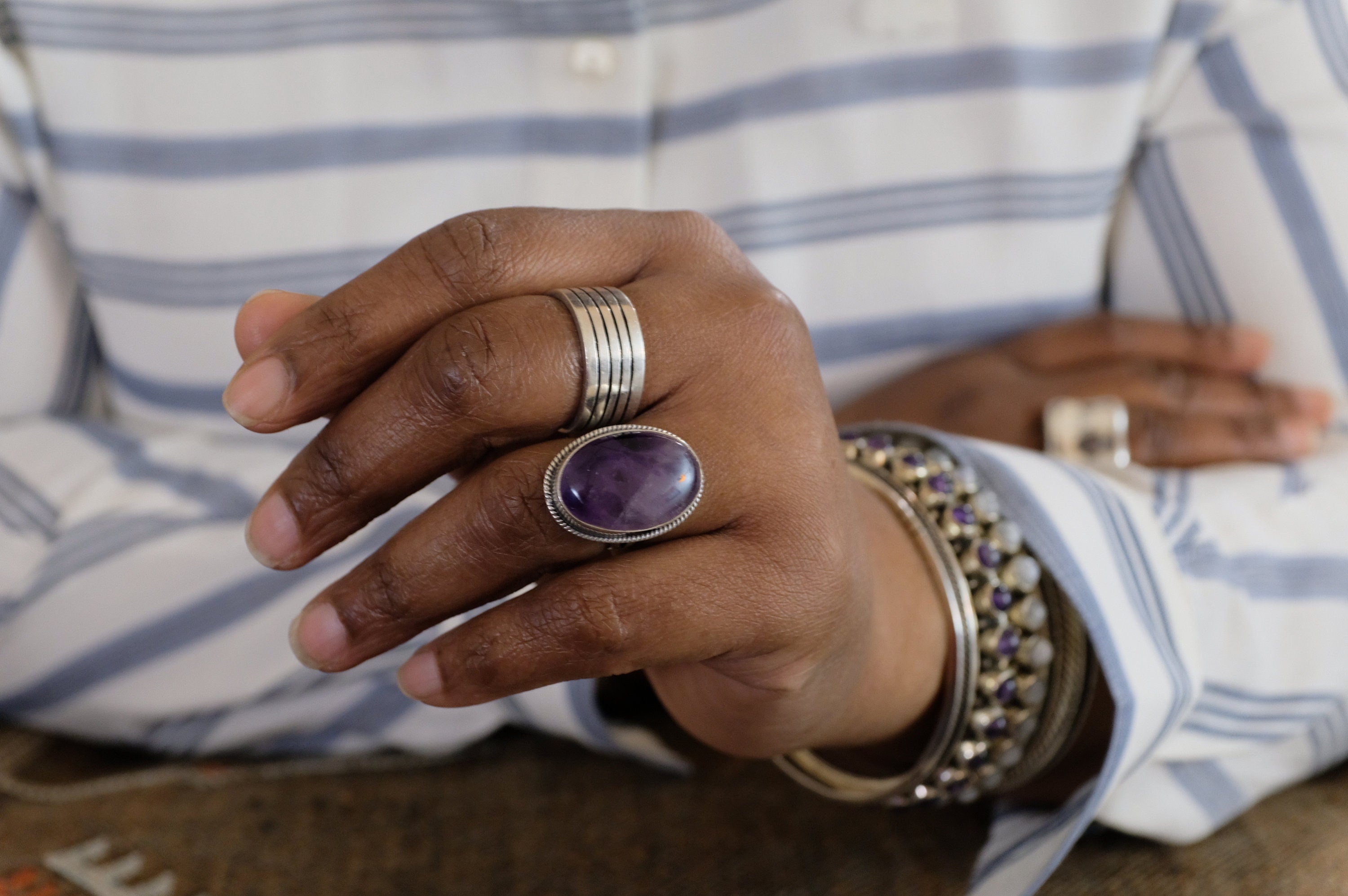 Sterling Silver Amethyst Ring