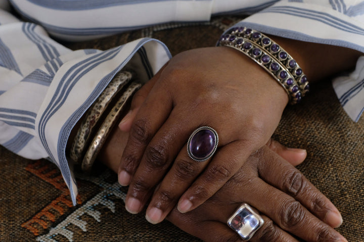 Sterling Silver Amethyst Ring