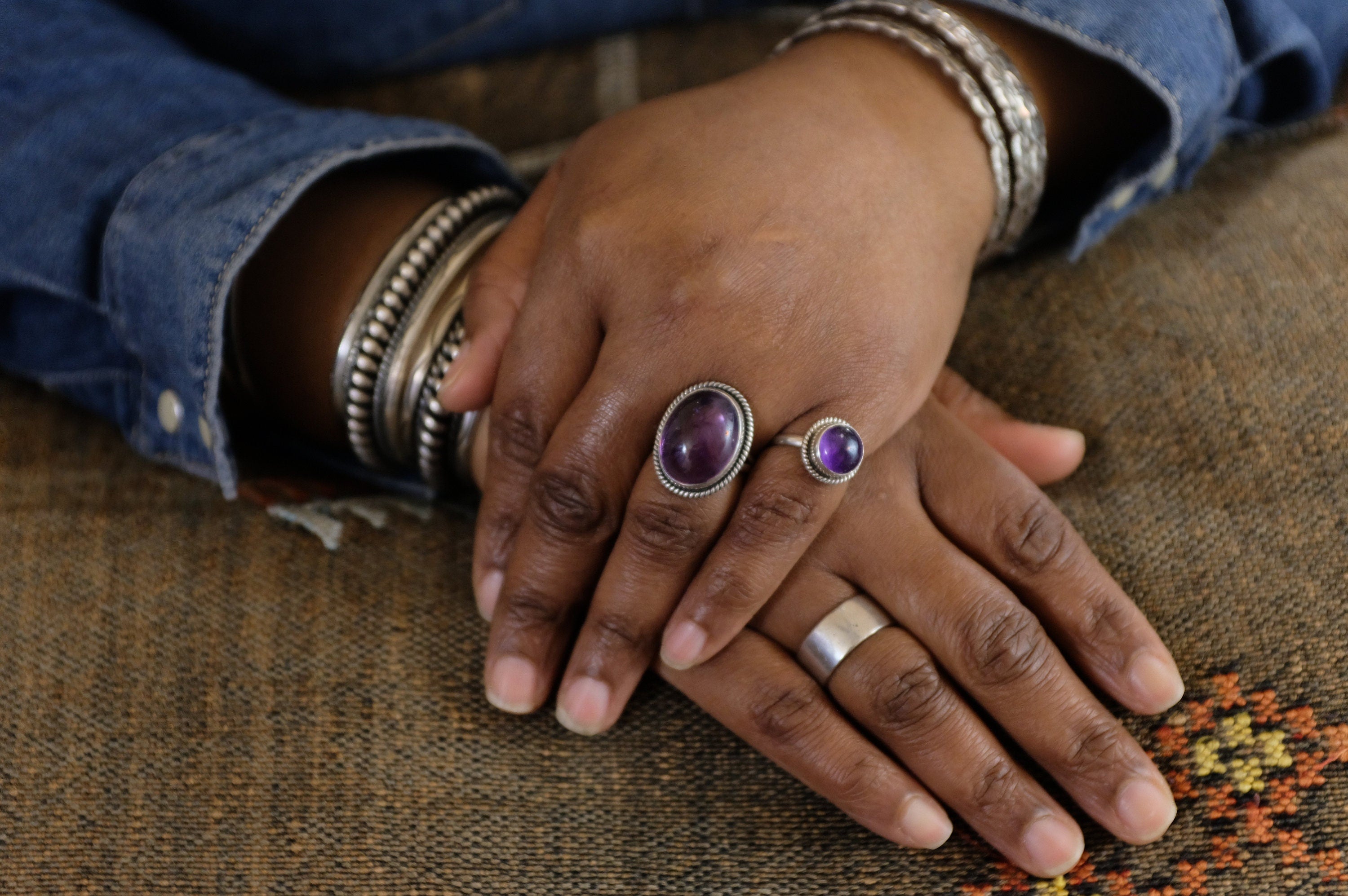 Sterling Silver Amethyst Ring