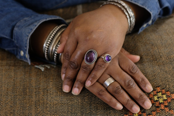 Sterling Silver Amethyst Ring