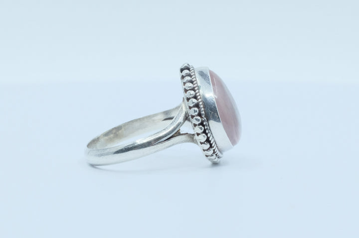 Sterling Silver Rose Quartz Ring