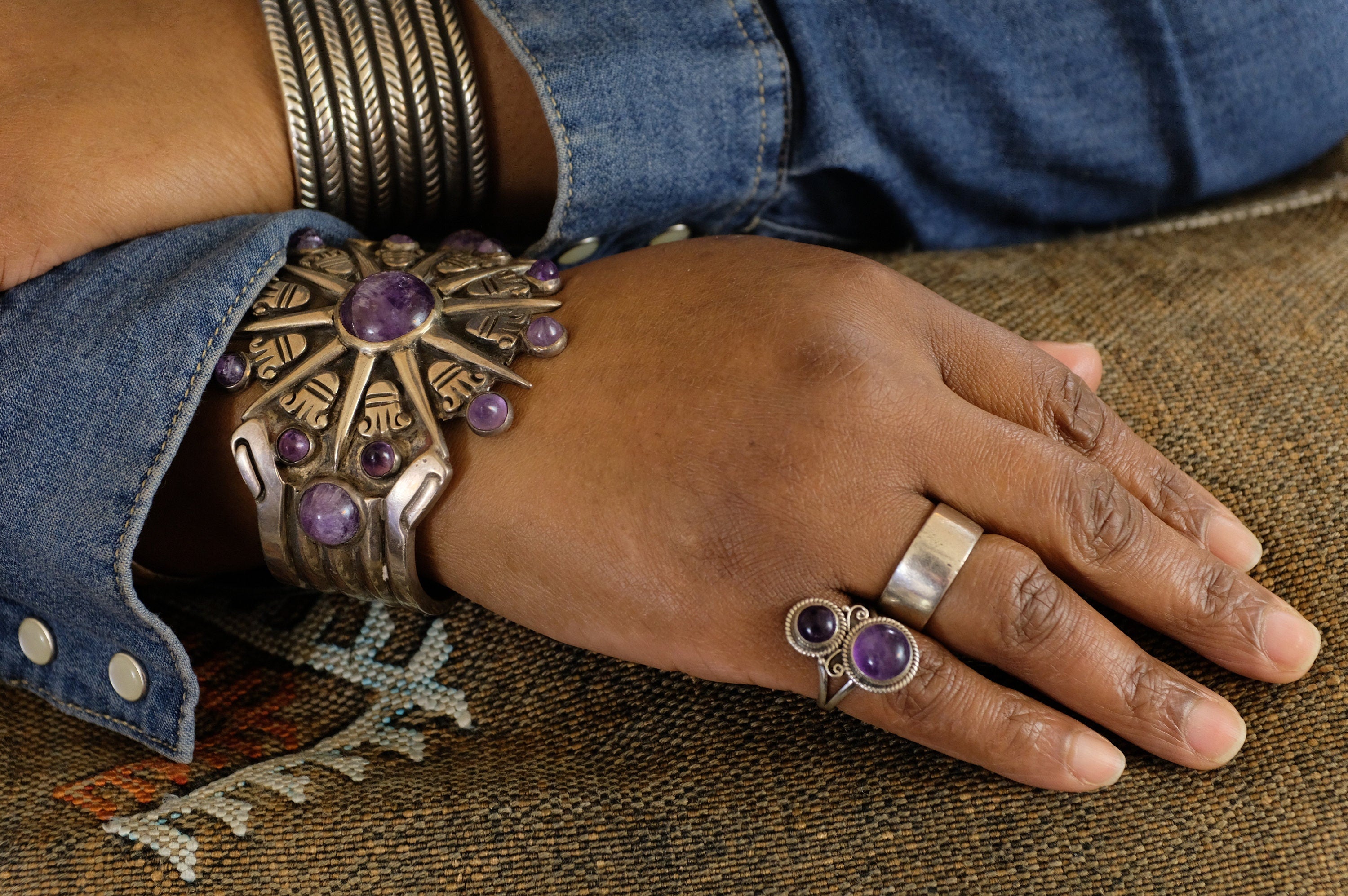 Sterling Silver Amethyst Ring