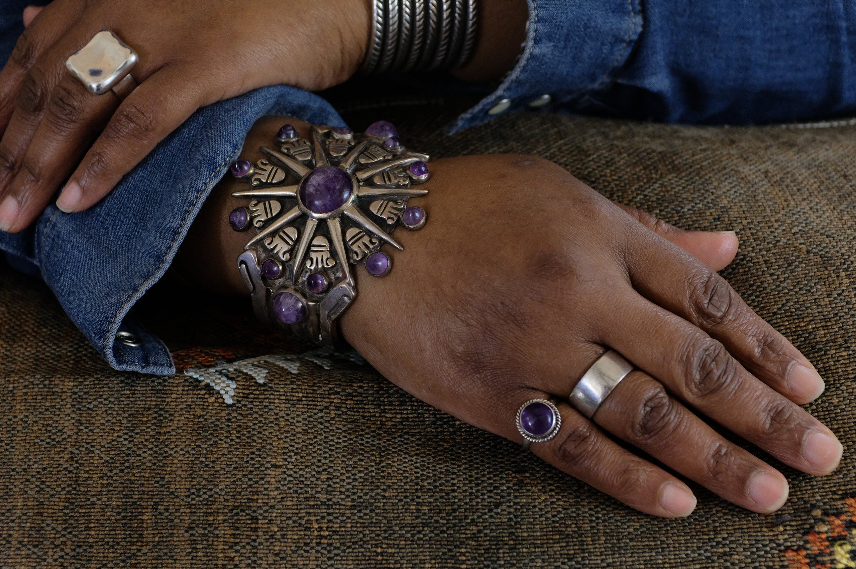 Sterling Silver Amethyst Ring