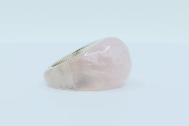 Sterling Silver and Rose Quartz Ring (1)