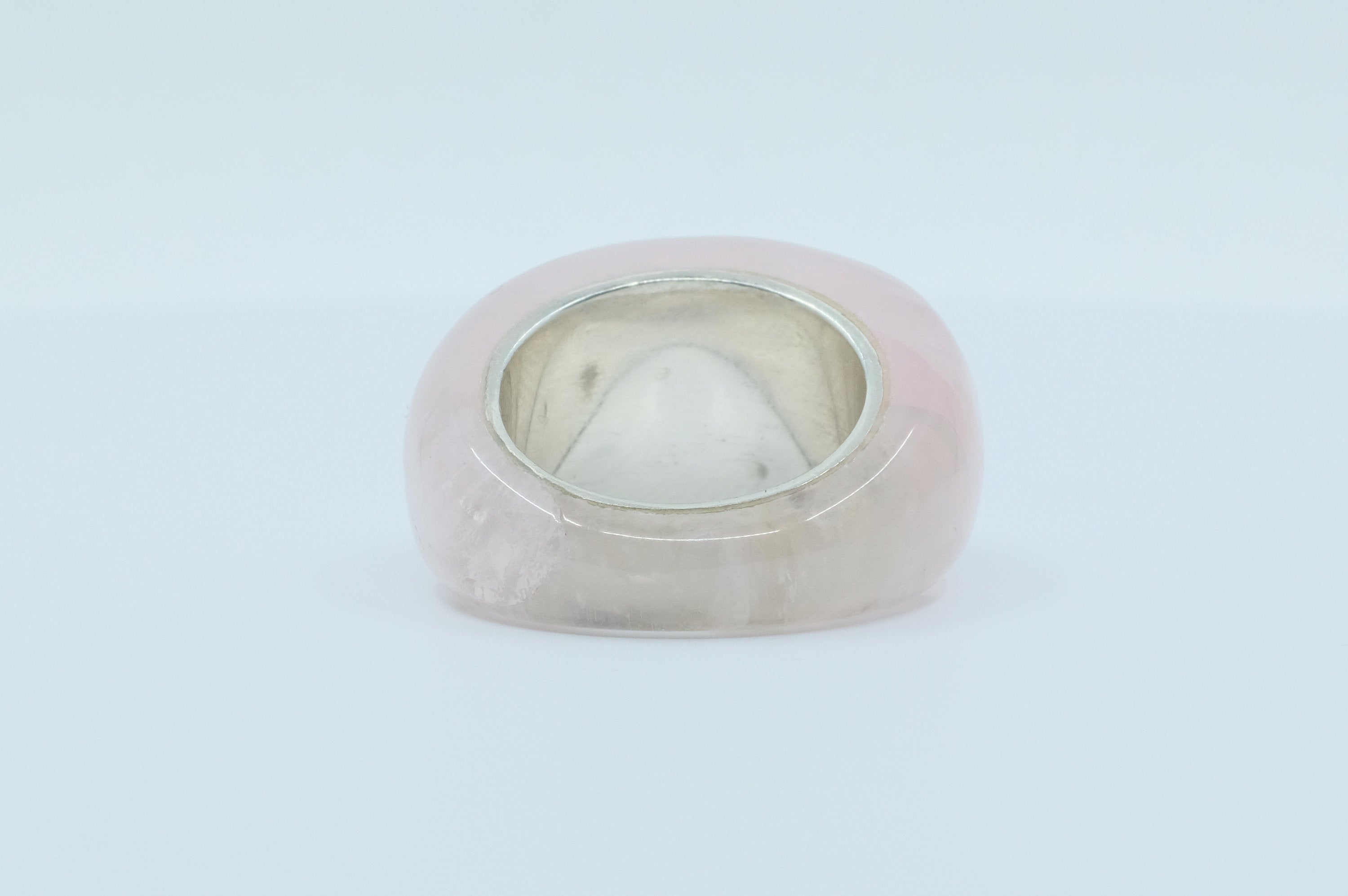 Sterling Silver and Rose Quartz Ring (1)