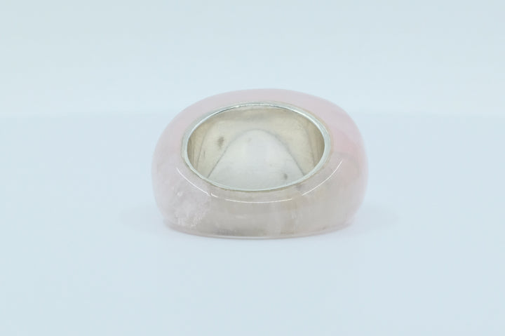 Sterling Silver and Rose Quartz Ring (1)