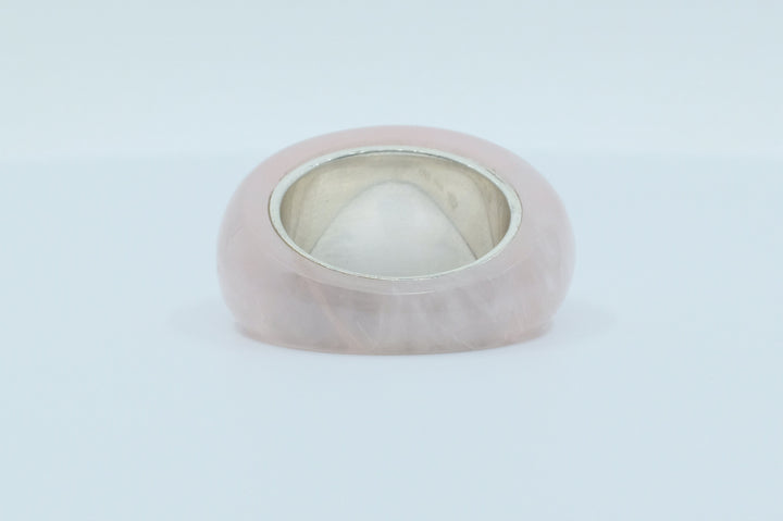 Sterling Silver and Rose Quartz Ring (2)