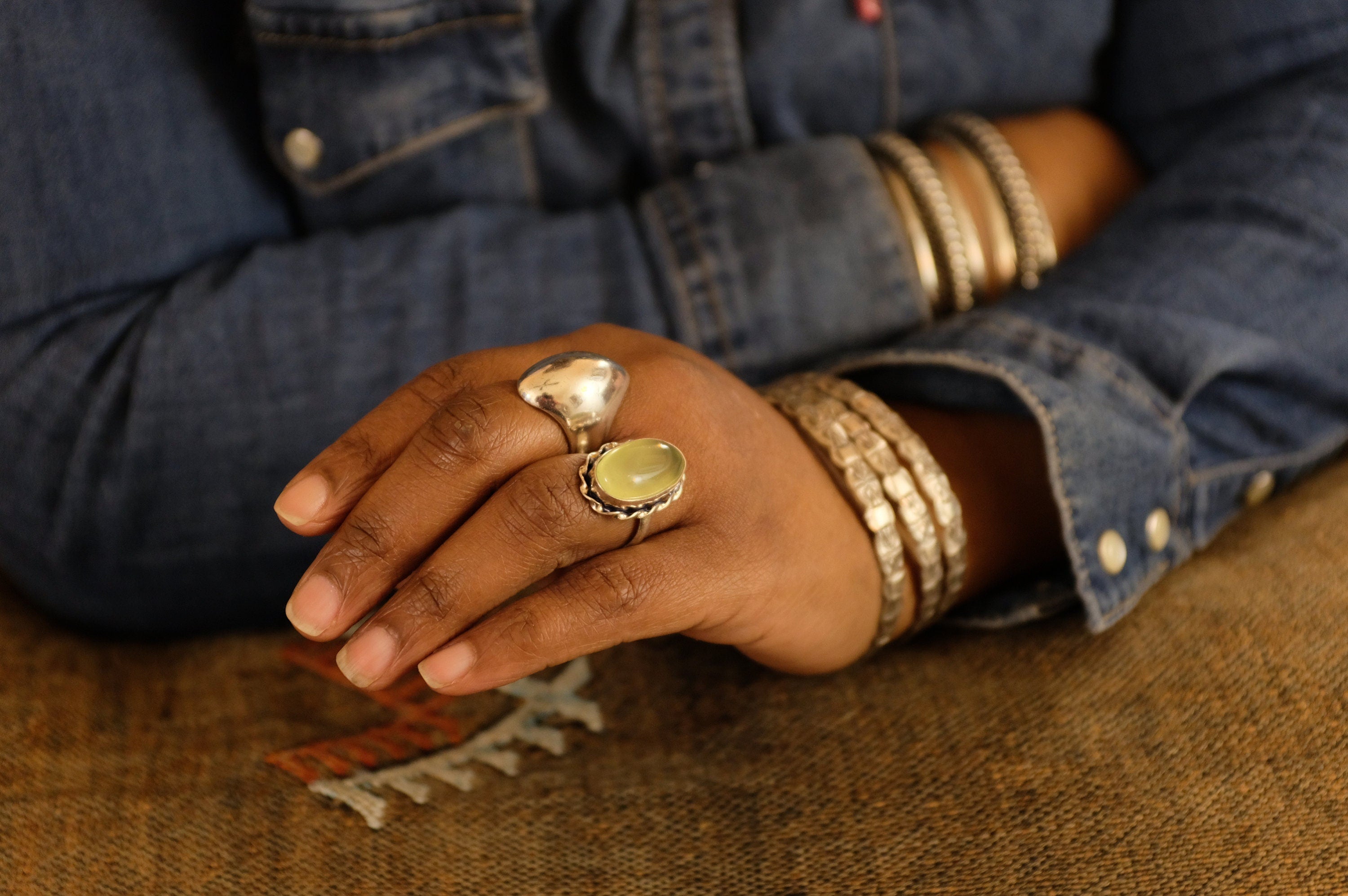 Sterling Silver Fluorite Ring