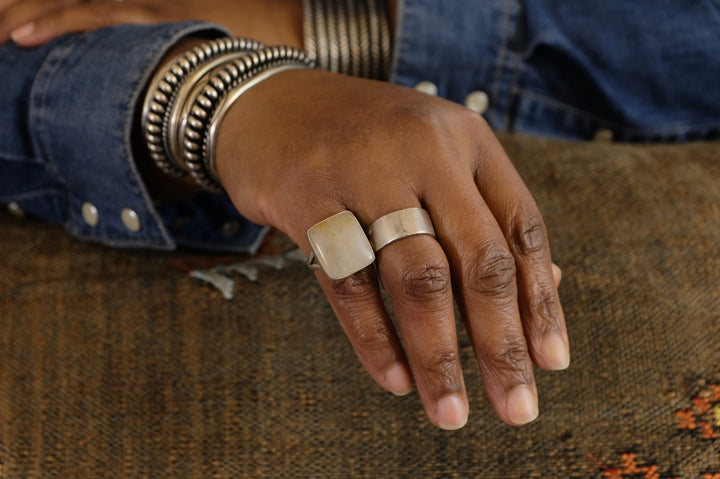 Sterling Silver Rutilated Quartz Ring