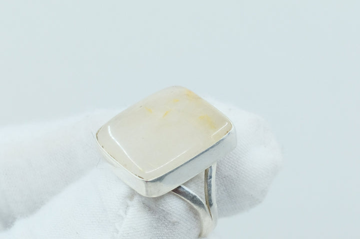 Sterling Silver Rutilated Quartz Ring