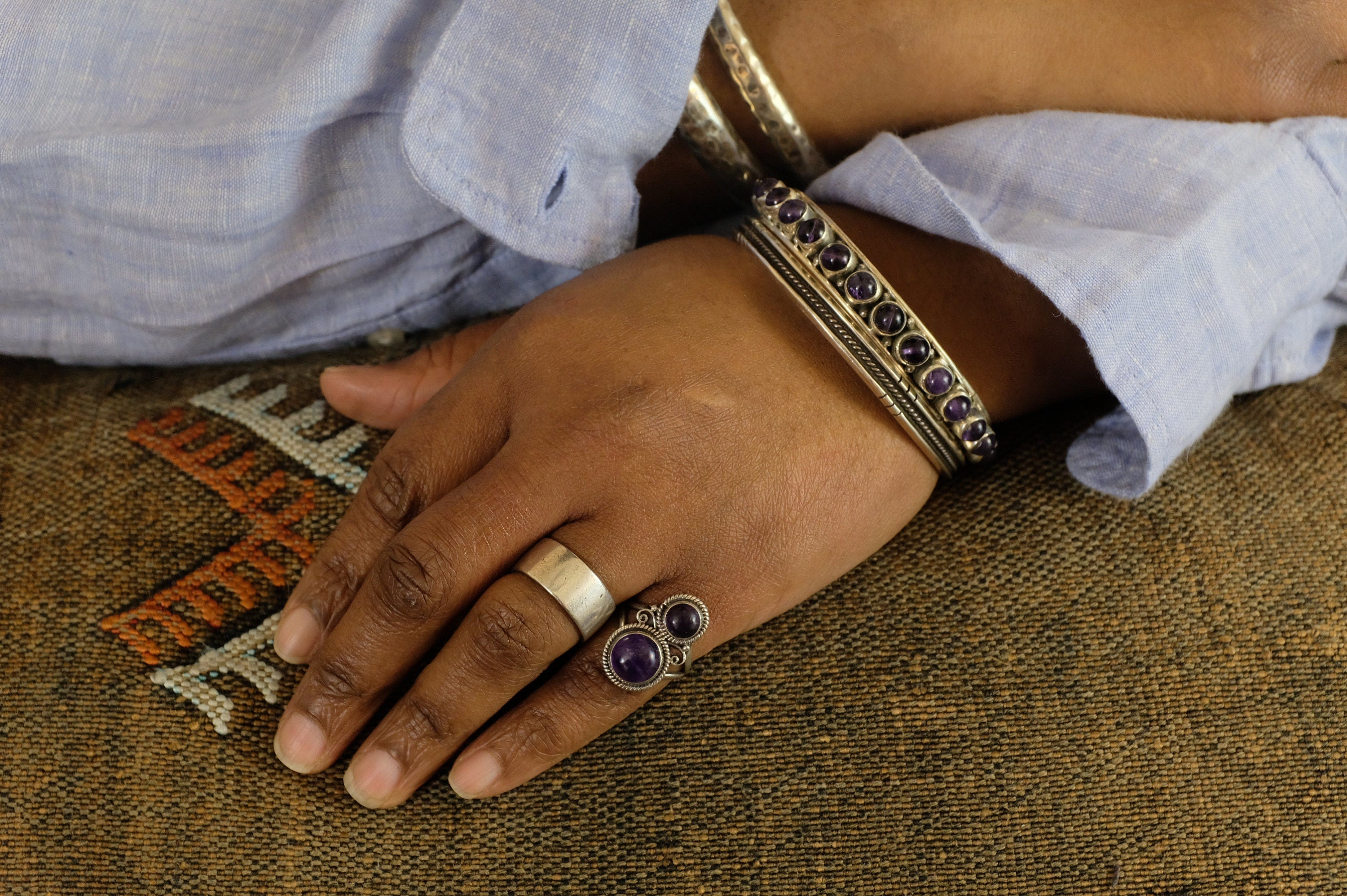 Sterling Silver Amethyst Ring