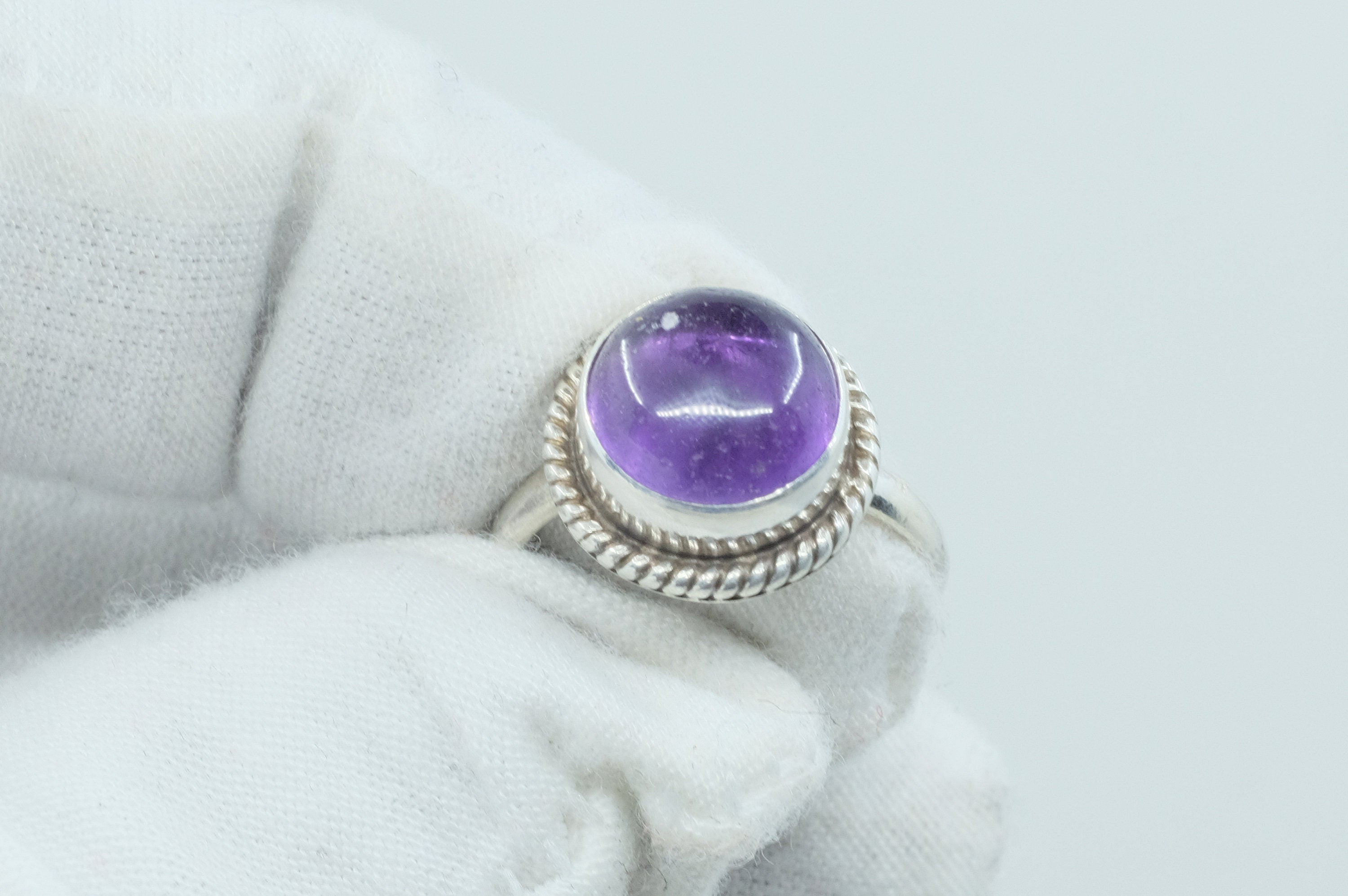 Sterling Silver Amethyst Ring