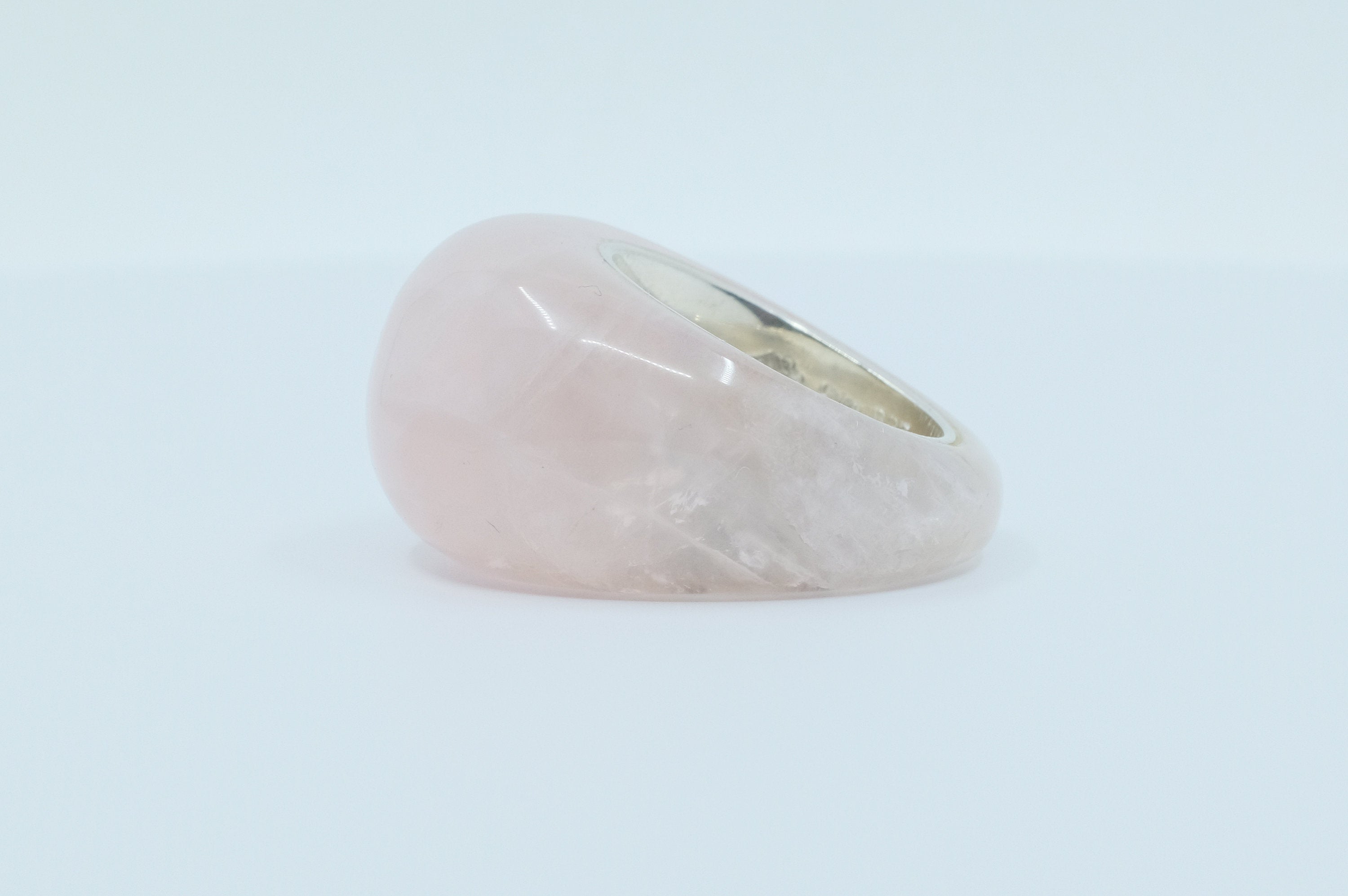 Sterling Silver and Rose Quartz Ring (1)