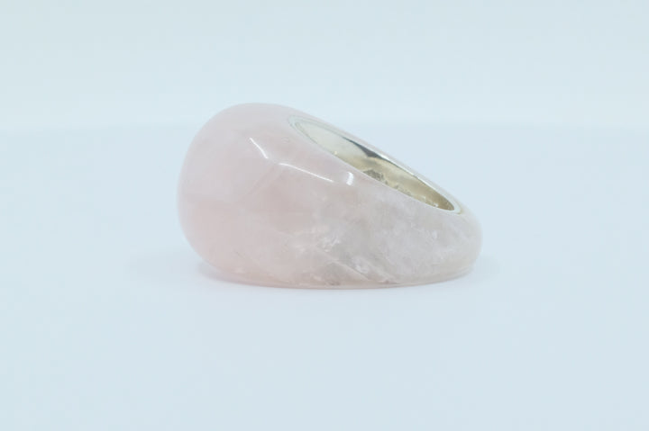 Sterling Silver and Rose Quartz Ring (1)