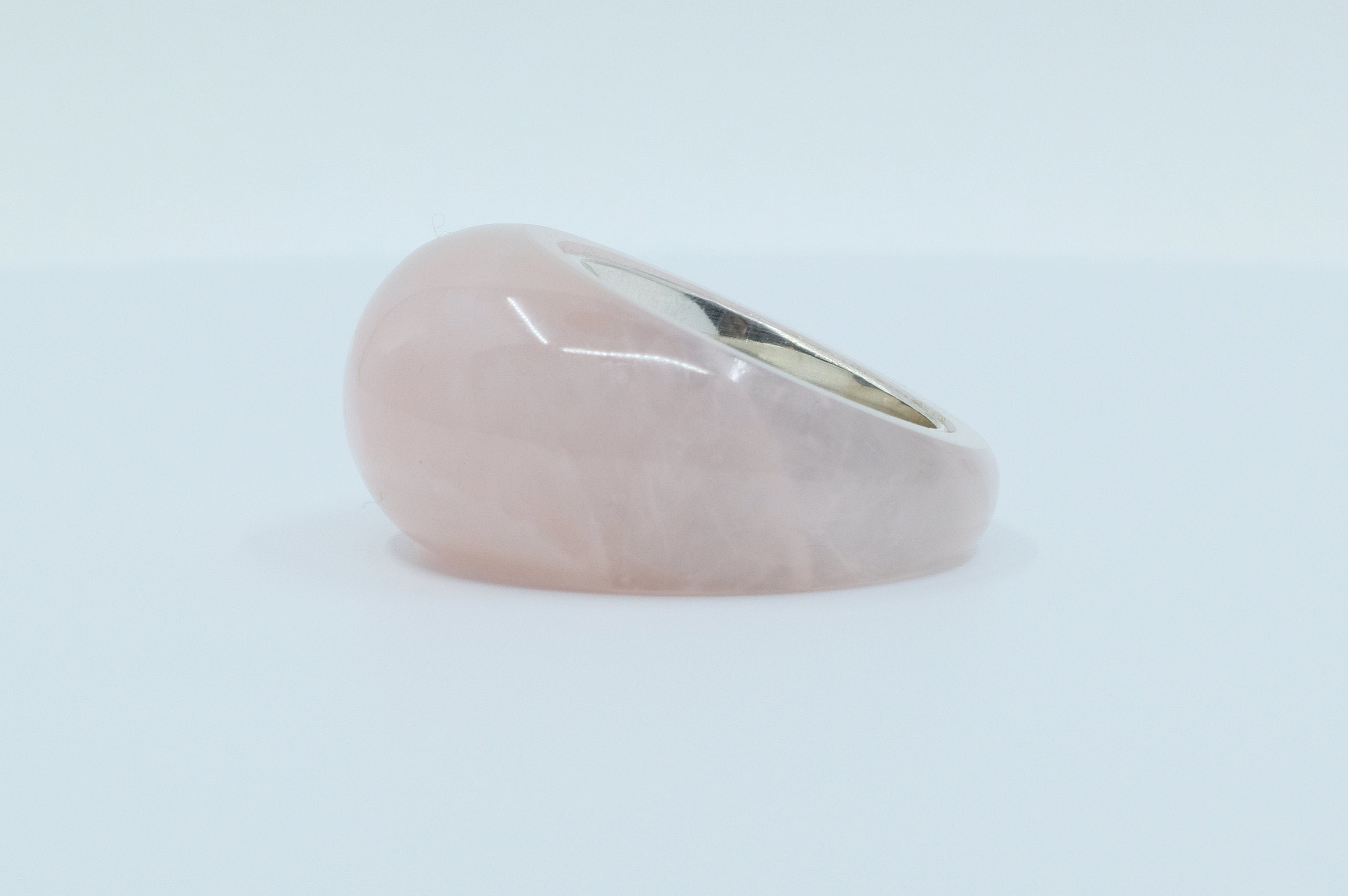 Sterling Silver and Rose Quartz Ring (2)