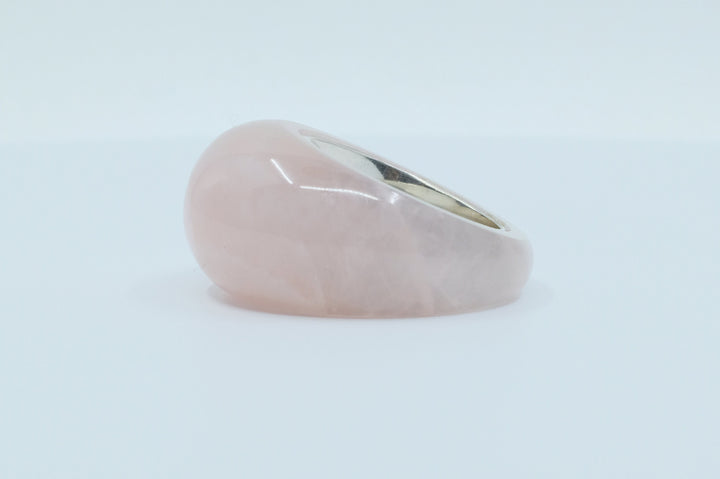 Sterling Silver and Rose Quartz Ring (2)