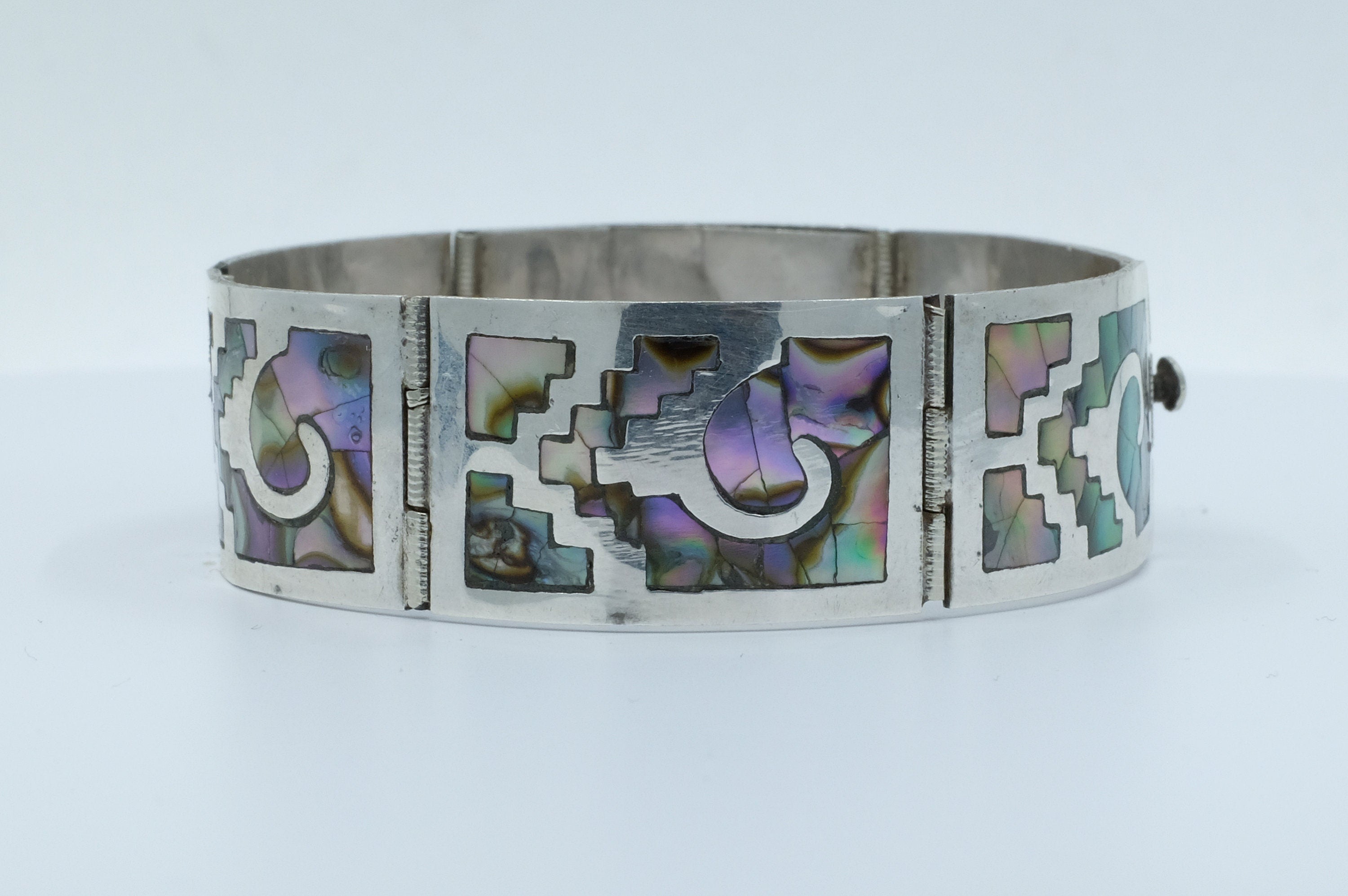 Sterling Silver Abalone Bracelet