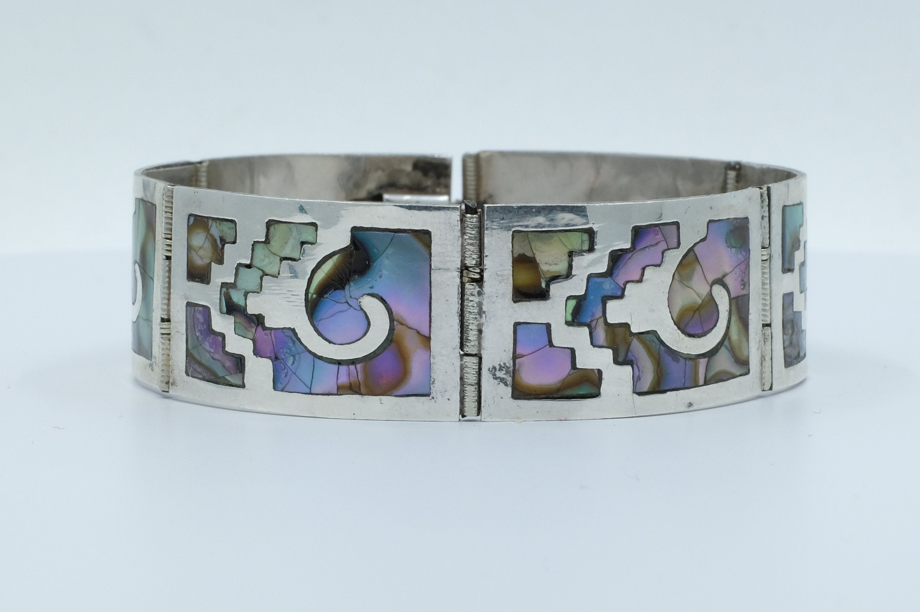 Sterling Silver Abalone Bracelet