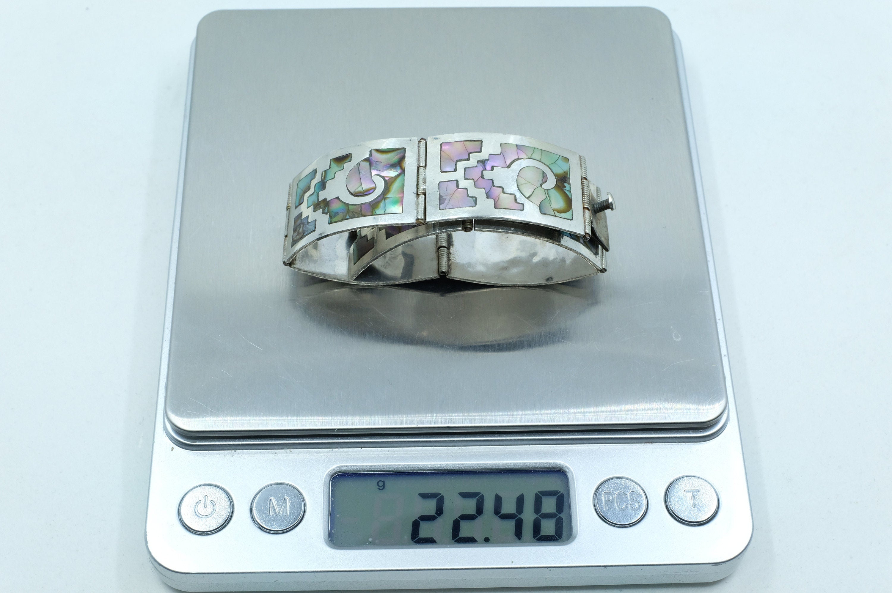 Sterling Silver Abalone Bracelet