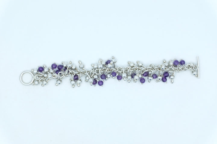 Sterling Silver Amethyst Bracelet