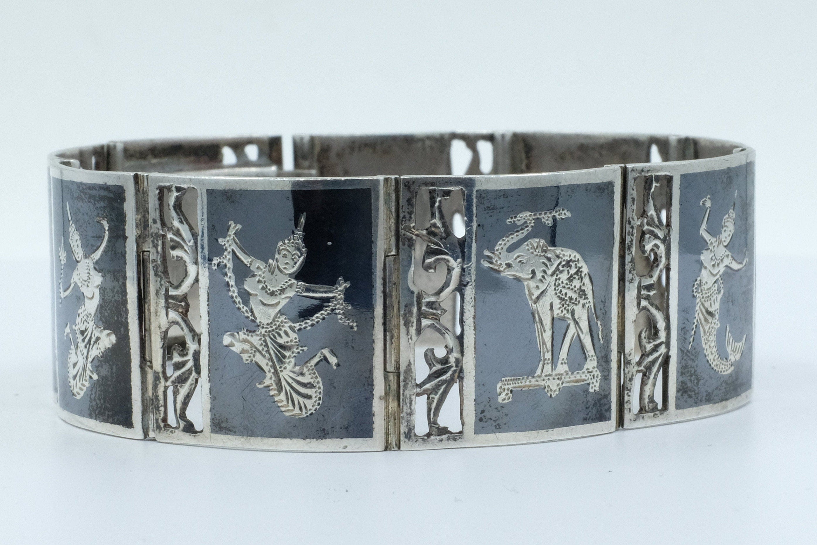 Sterling Silver Niello Bracelet (2)