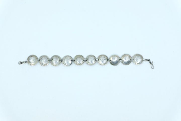 Sterling Silver Dutch Coin Bracelet