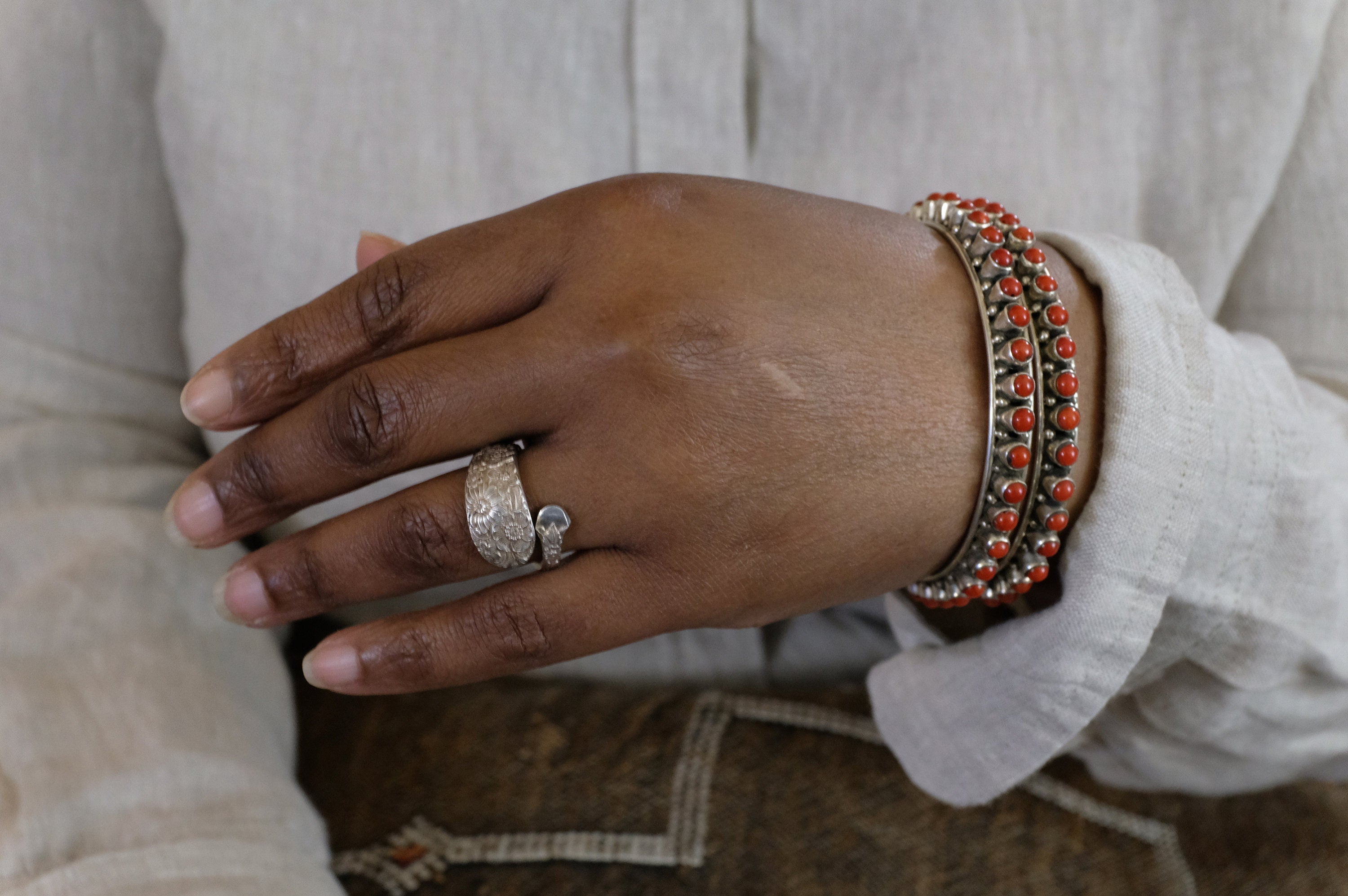 Sterling Silver Alvin Spoon Ring