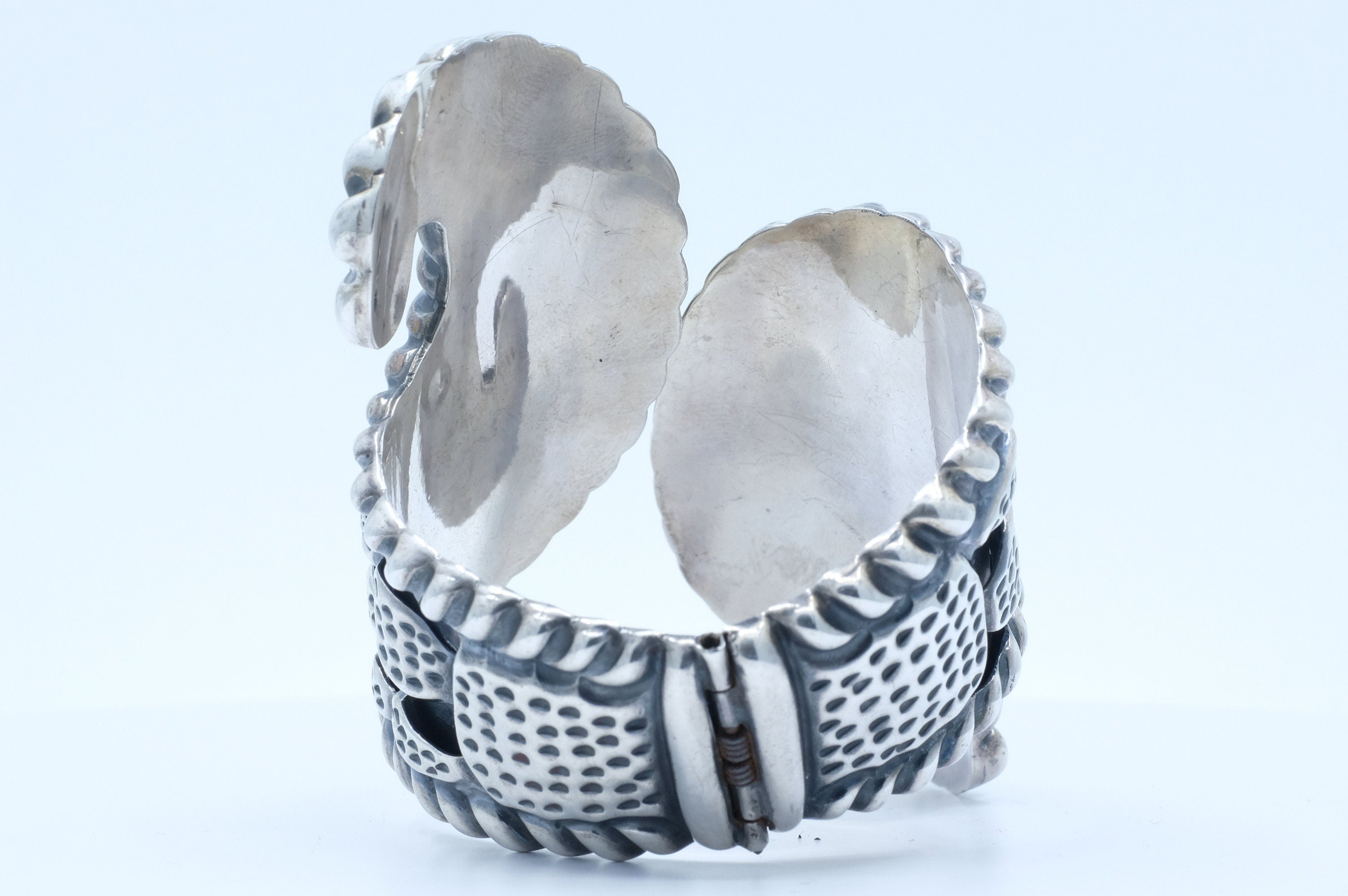 Sterling Silver Los Ballesteros Clamper Bracelet