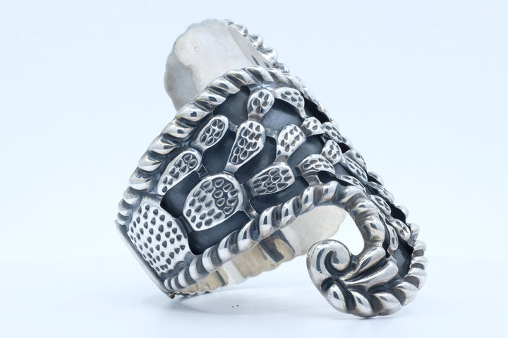 Sterling Silver Los Ballesteros Clamper Bracelet