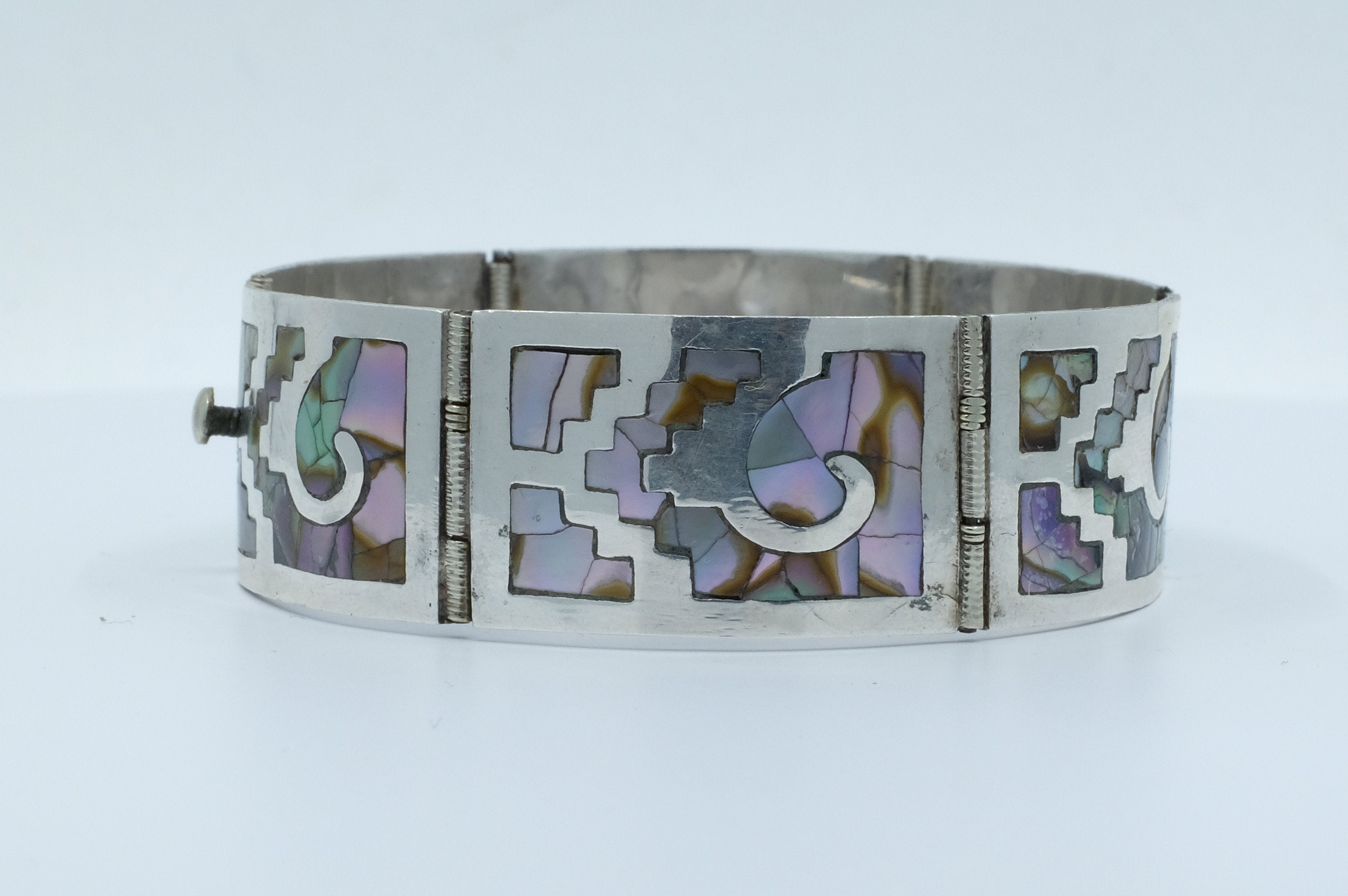 Sterling Silver Abalone Bracelet