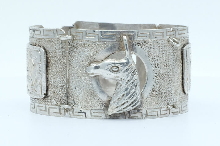 Silver Peruvian Llama Bracelet