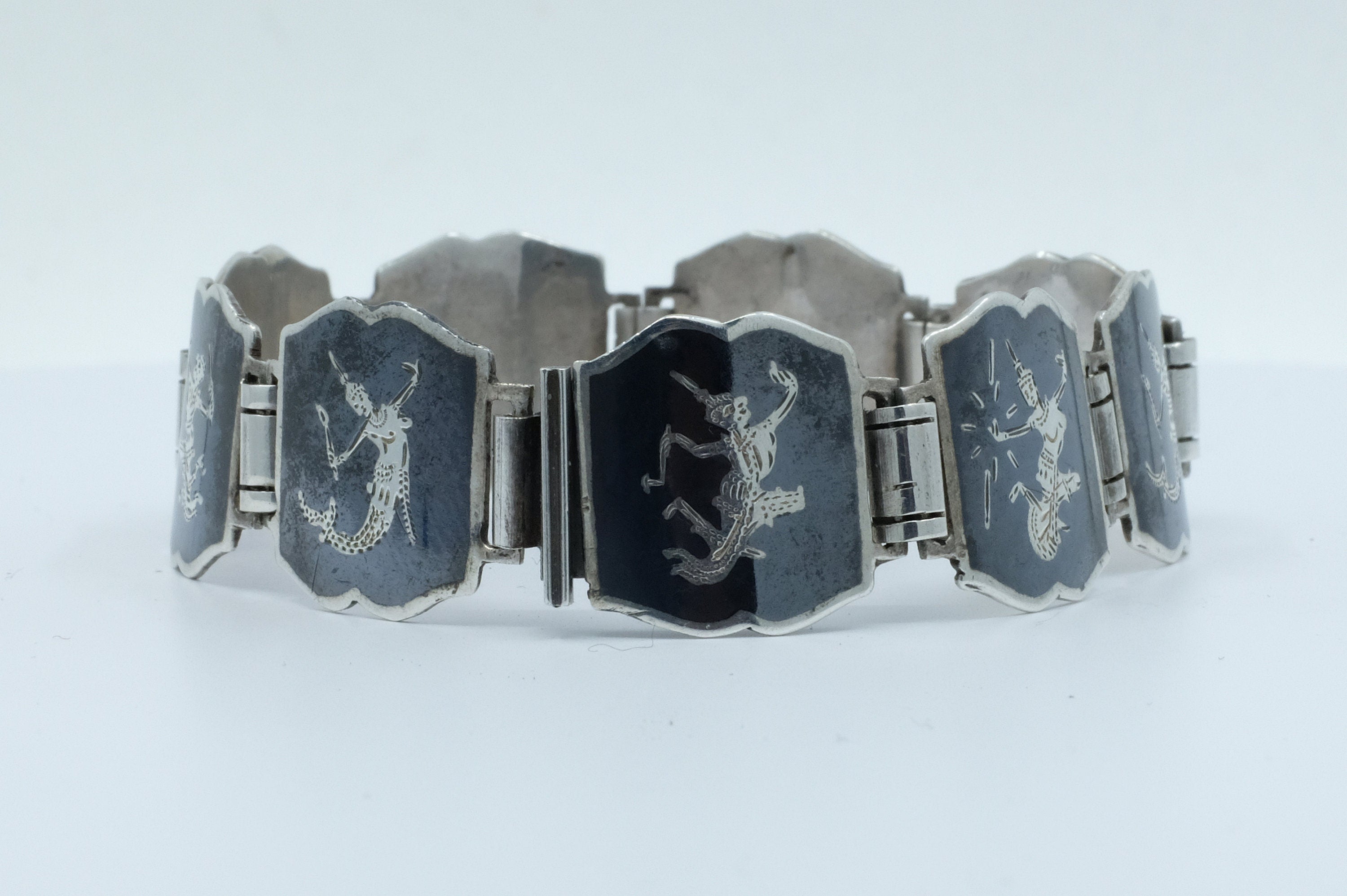 Sterling Silver Niello Bracelet (1)