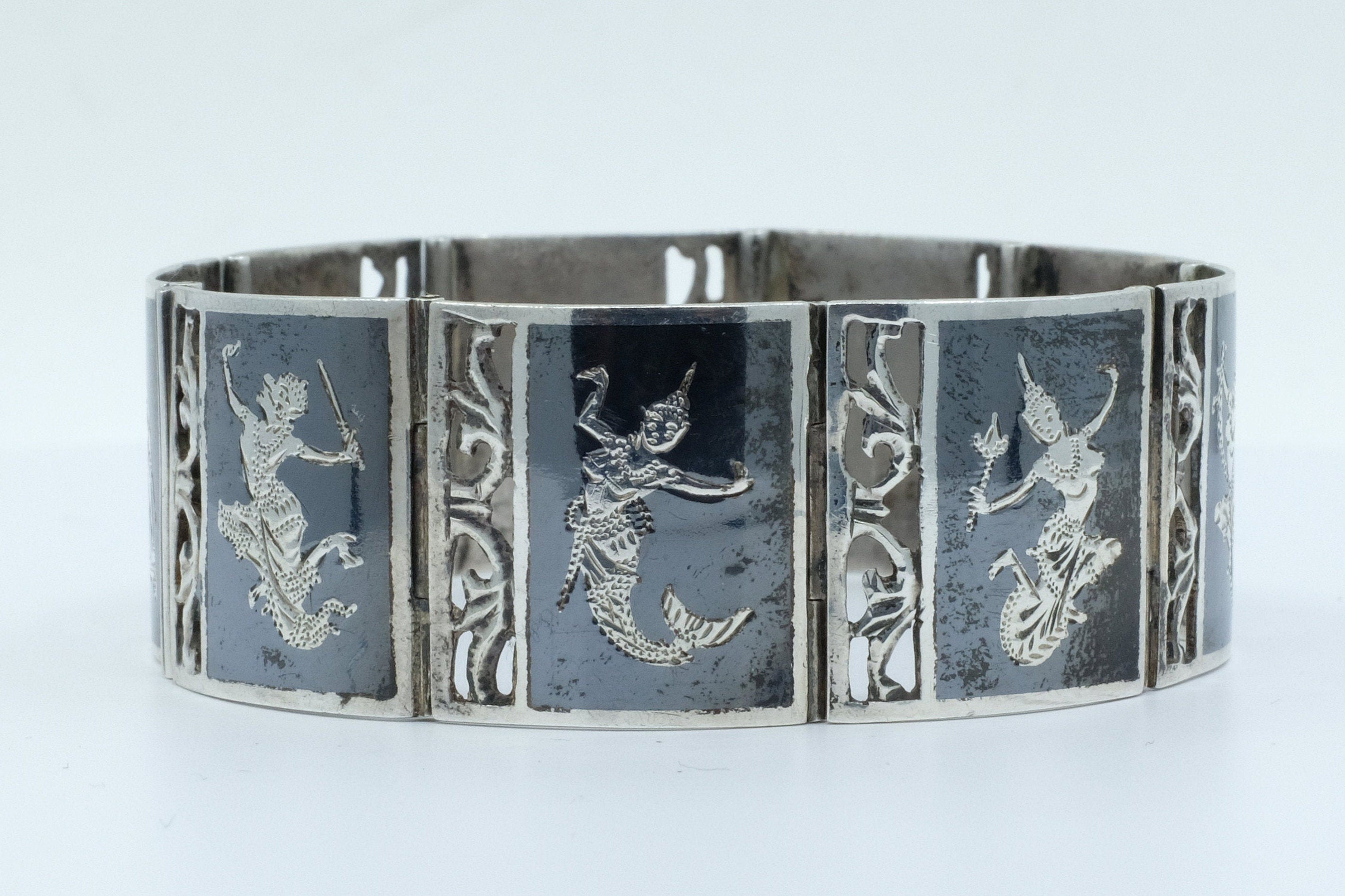 Sterling Silver Niello Bracelet (2)