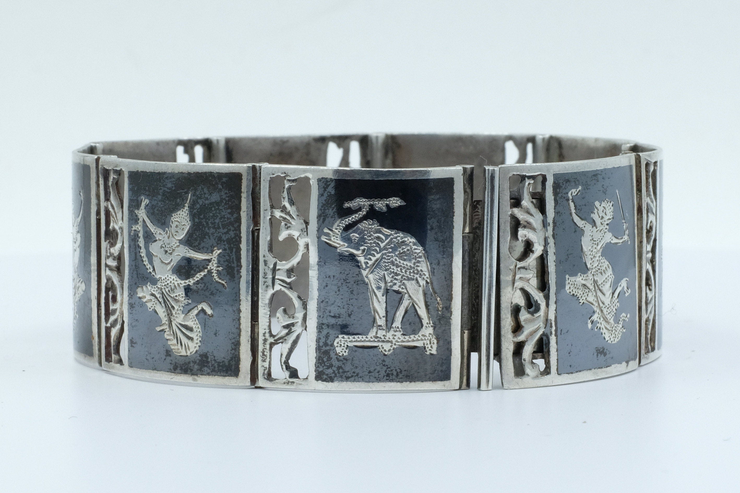 Sterling Silver Niello Bracelet (2)