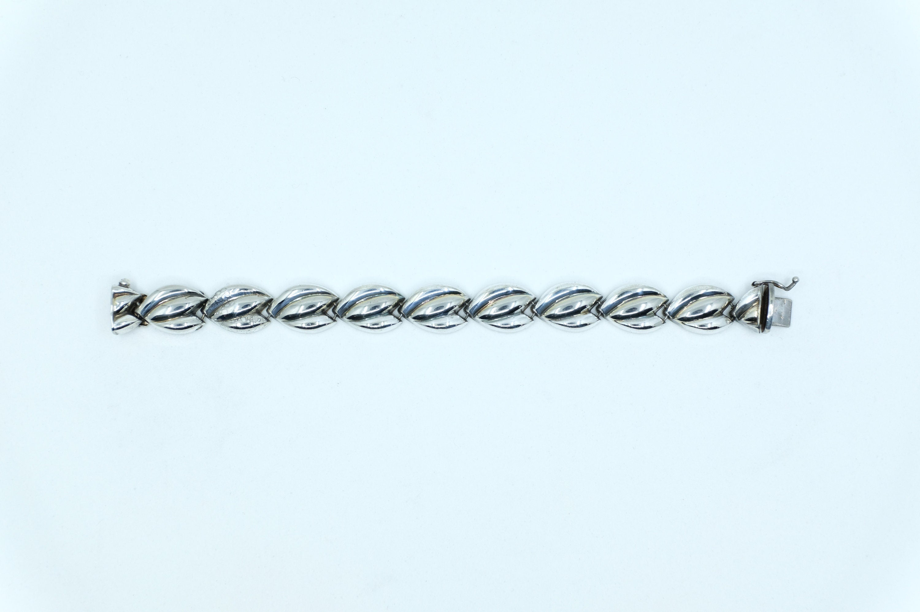 Sterling Silver Modernist Bracelet