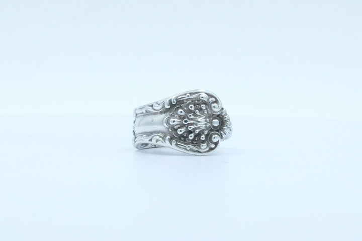 Sterling Silver Shell Motif Spoon Ring