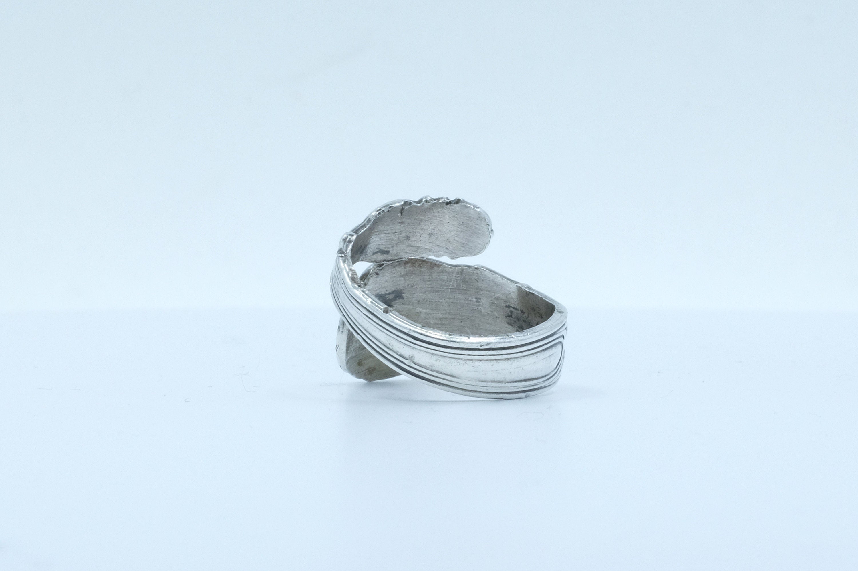 Sterling Silver Baroque Spoon Ring