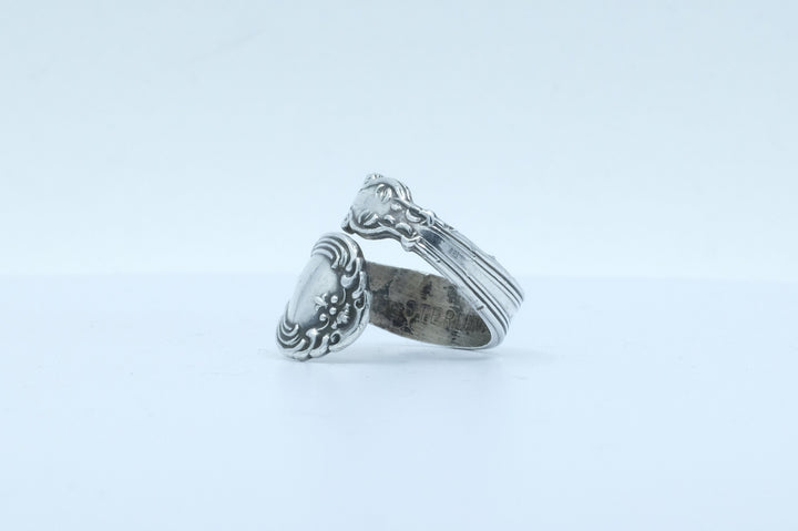 Sterling Silver Baroque Spoon Ring