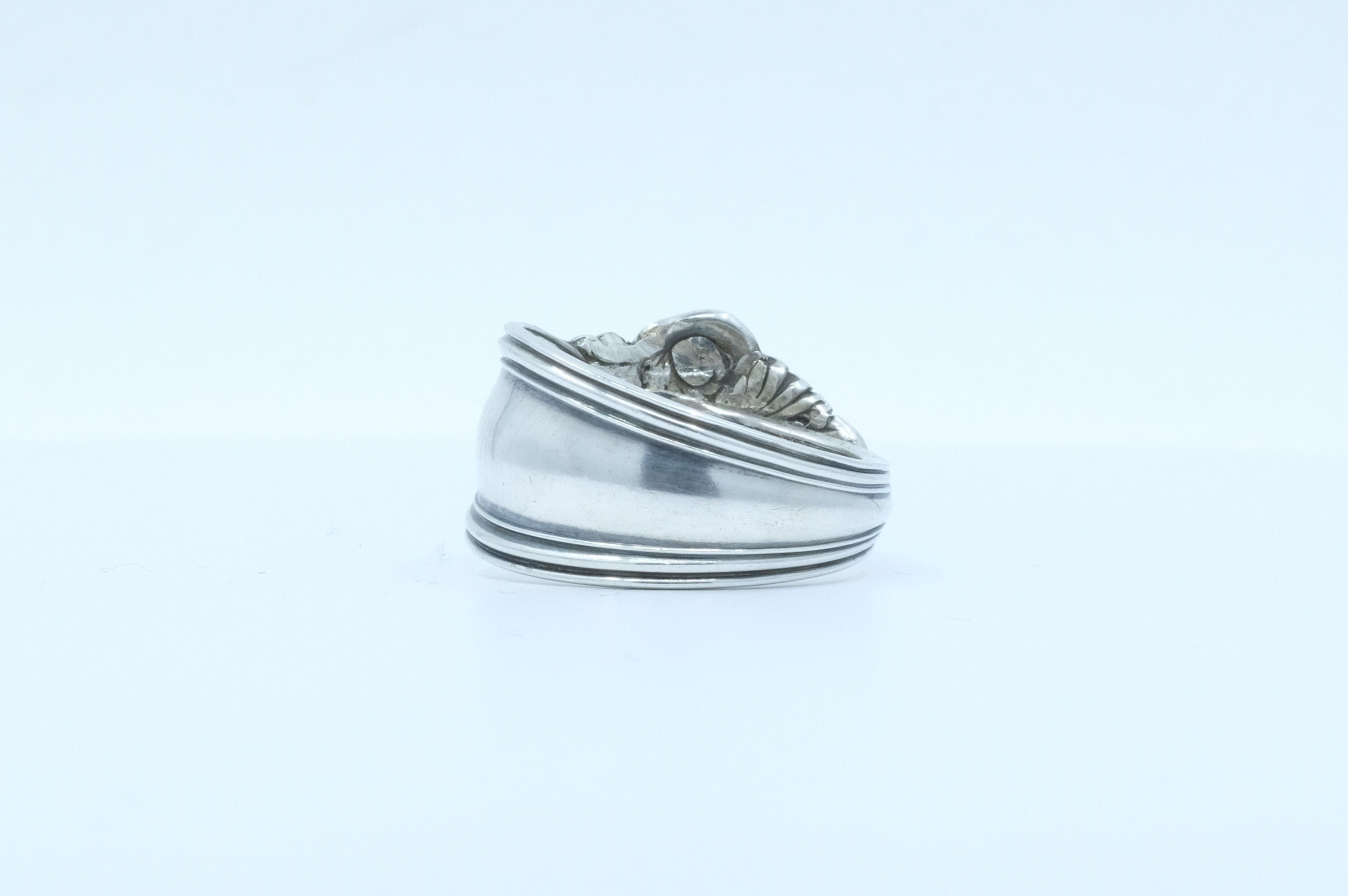 Sterling Silver Simpson, Hall, Miller & Co. Art Nouveau Spoon Ring